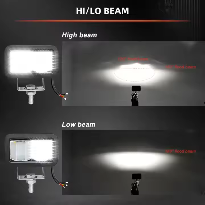 FLIXTON 40W Driving Fog Lamp 12V 20W+20W