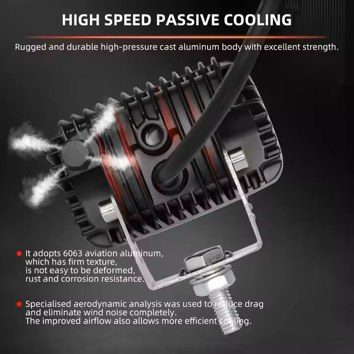 FLIXTON 40W Driving Fog Lamp 12V 20W+20W